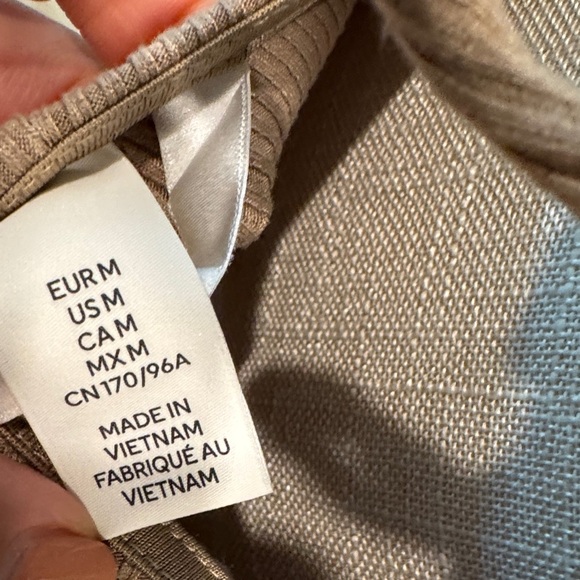 H&M Beige Ribbed Backless Dress - Picture 3 of 4